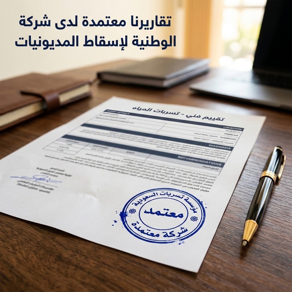 تقرير معتمد لشركة المياه الوطنية