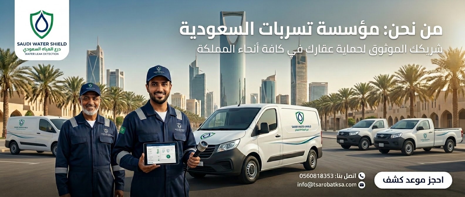 فريق عمل مؤسسة تسربات السعودية بالرياض
